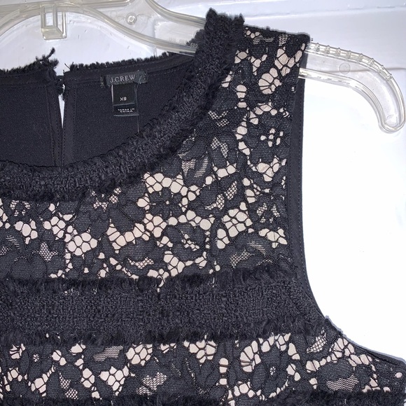 J. Crew Fringey Top In Tweed And Lace- NWT - Picture 12 of 16